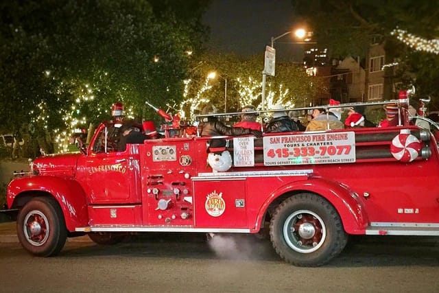 San Francisco Fire Engine Holiday Lights Tour - Photo 1 of 5